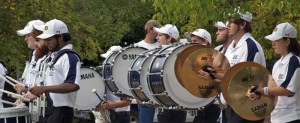 EOU Drum Line at the Tailgate Zone