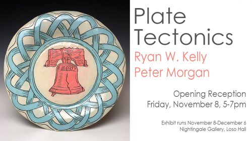 Eastern Oregon University’s Nightingale Gallery Presents “Plate Tectonics”: An Exhibition by Ceramic Artists Ryan W. Kelly and Peter Morgan, Opening Nov. 8